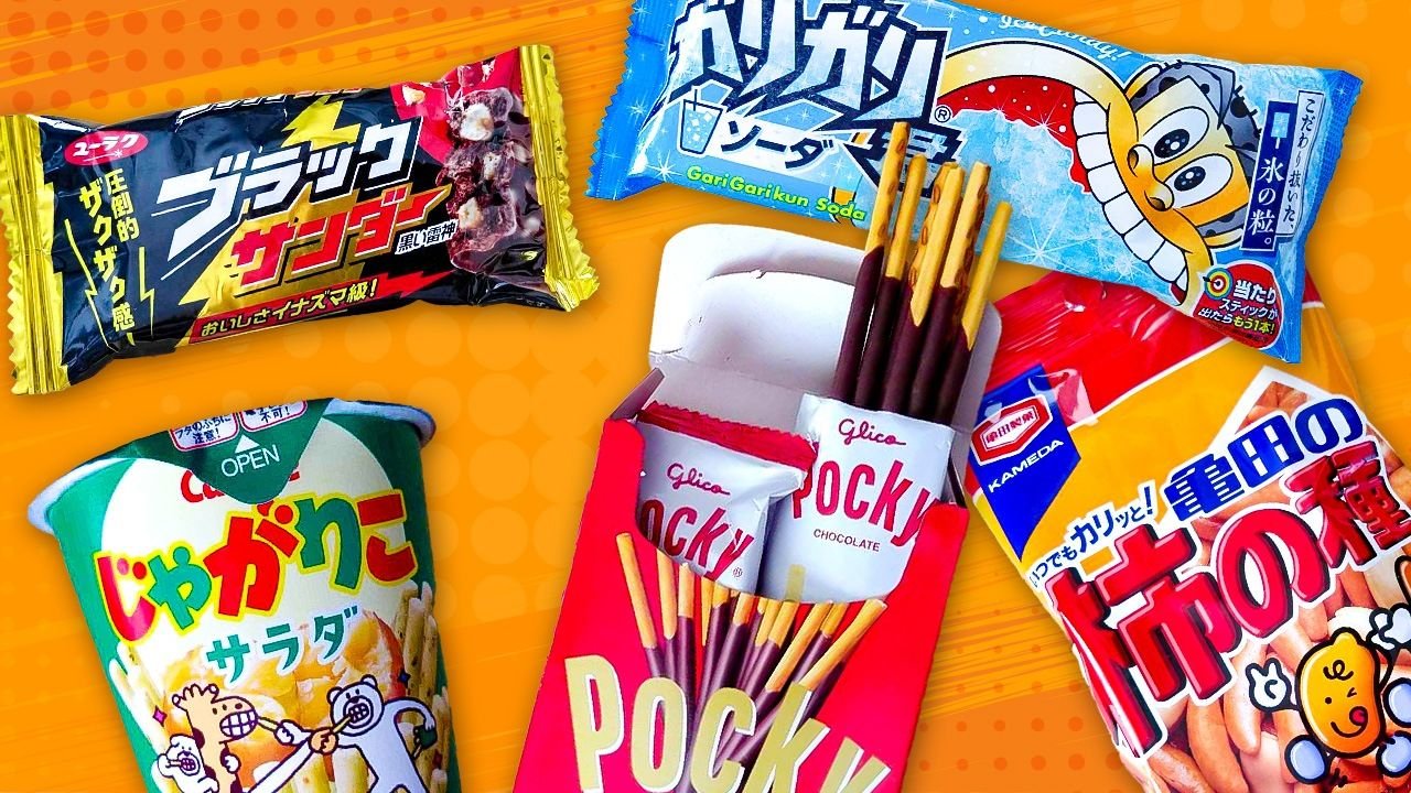 Japanese snacks for anime night