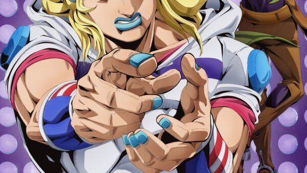 JoJo's Bizarre Adventure: Steel Ball Run official anime key visual