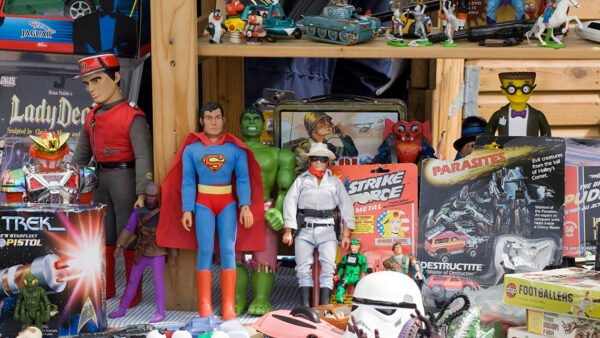 5 Strange Collectibles That Are Actually Worth Real Money bric and brac and souvenir shop. Image shot 2016. Exact date unknown.