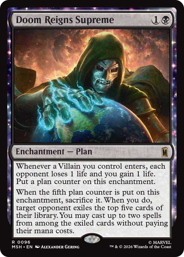 Doom Reigns Supreme — MTG Marvel Super Heroes Doom Reigns Supreme MTG Marvel Super Heroes card