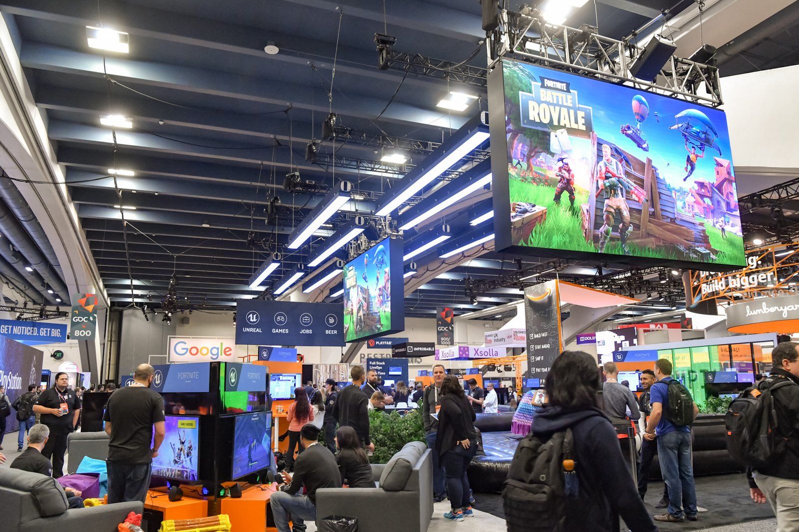 Fortnite Battle Royale at GDC 2018 gaming conference