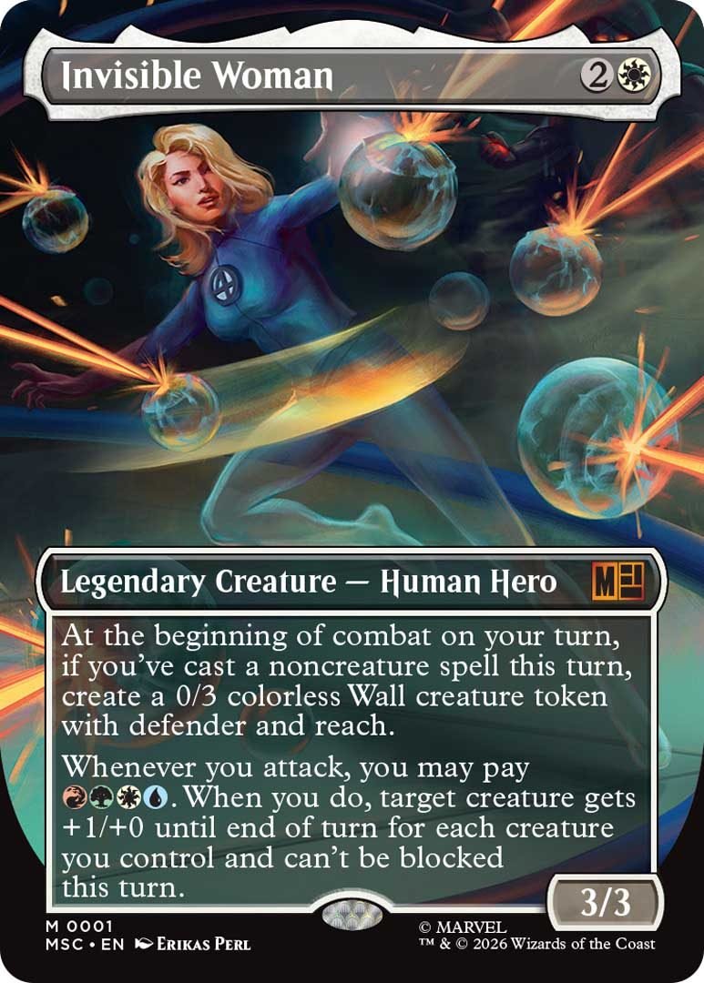 Invisible Woman — MTG Marvel Super Heroes Invisible Woman MTG Marvel Super Heroes card - official card art