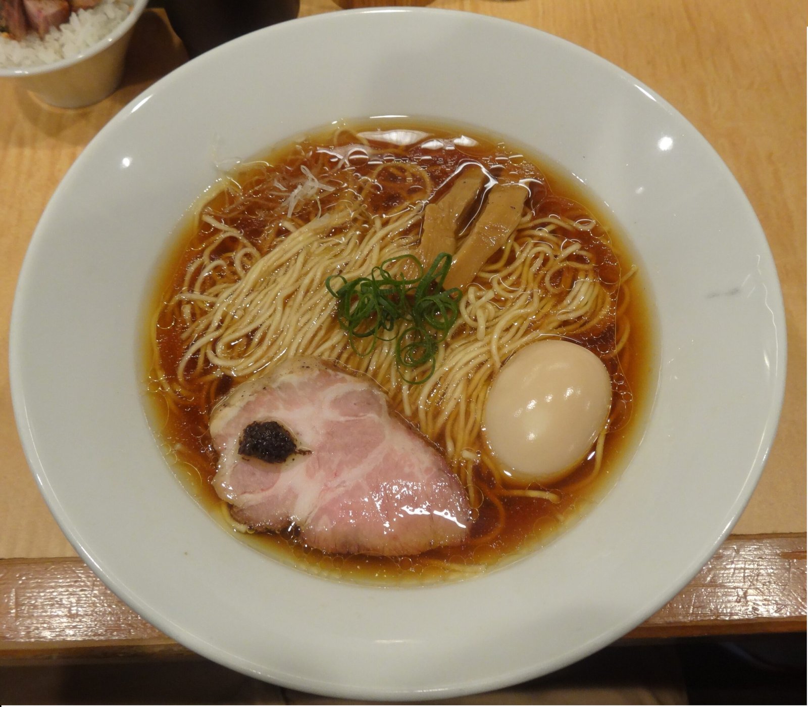 Bowl of Japanese soba noodles from a Tokyo restaurant