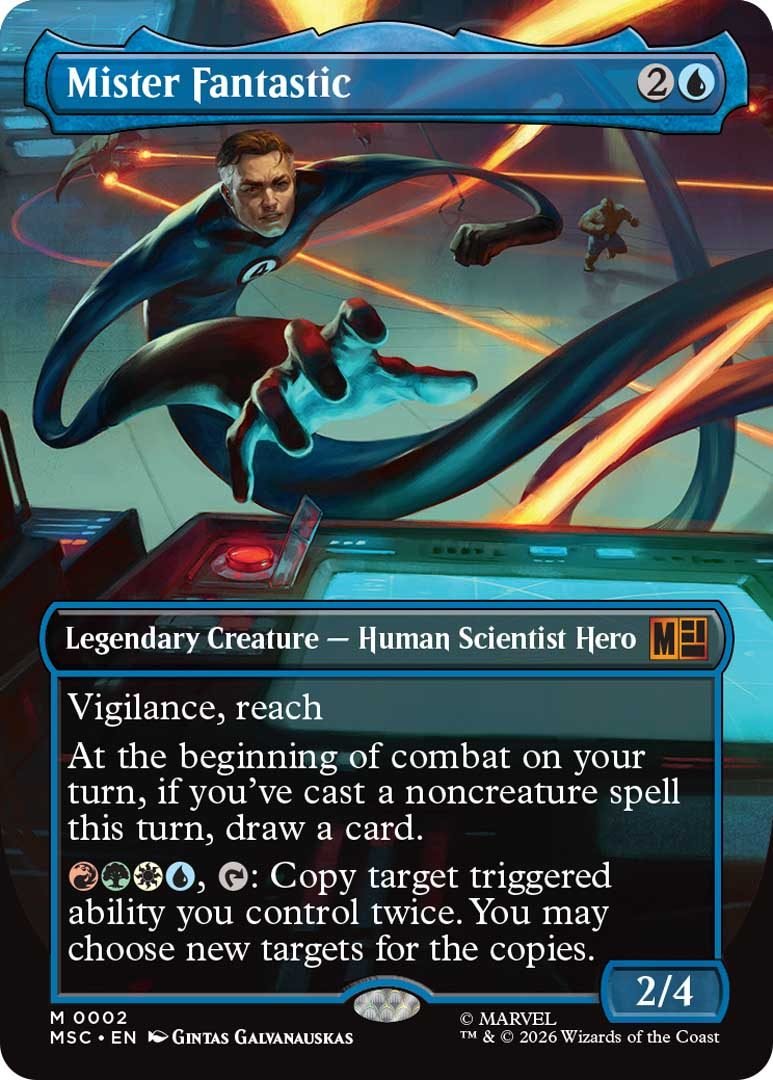 Mister Fantastic — MTG Marvel Super Heroes Mister Fantastic MTG Marvel Super Heroes card - official card art