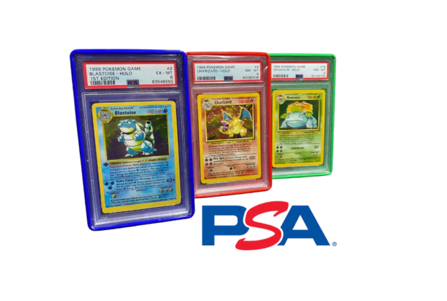 PSA graded card slab