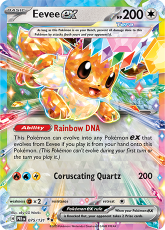 Prismatic Evolutions card