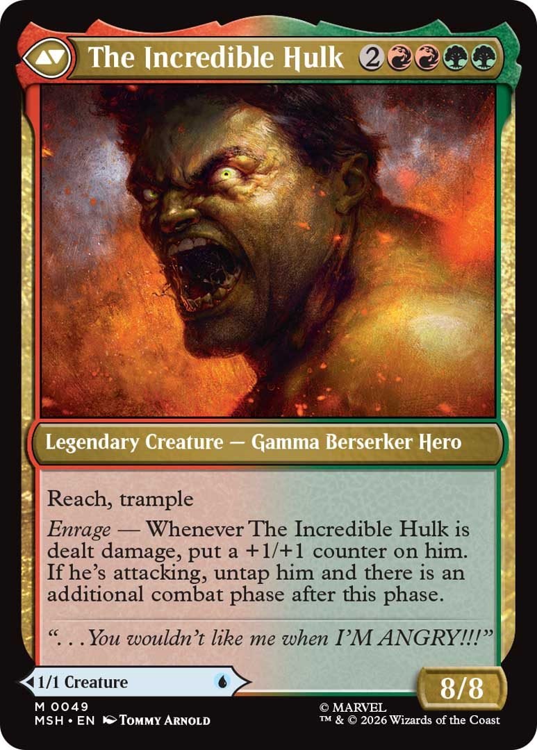 The Incredible Hulk — MTG Marvel Super Heroes The Incredible Hulk MTG Marvel Super Heroes card
