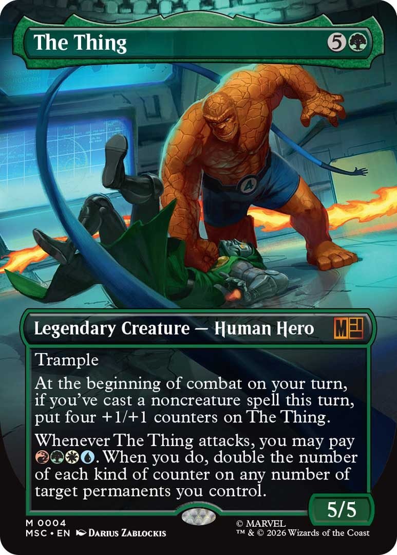 The Thing — MTG Marvel Super Heroes The Thing MTG Marvel Super Heroes card - official card art