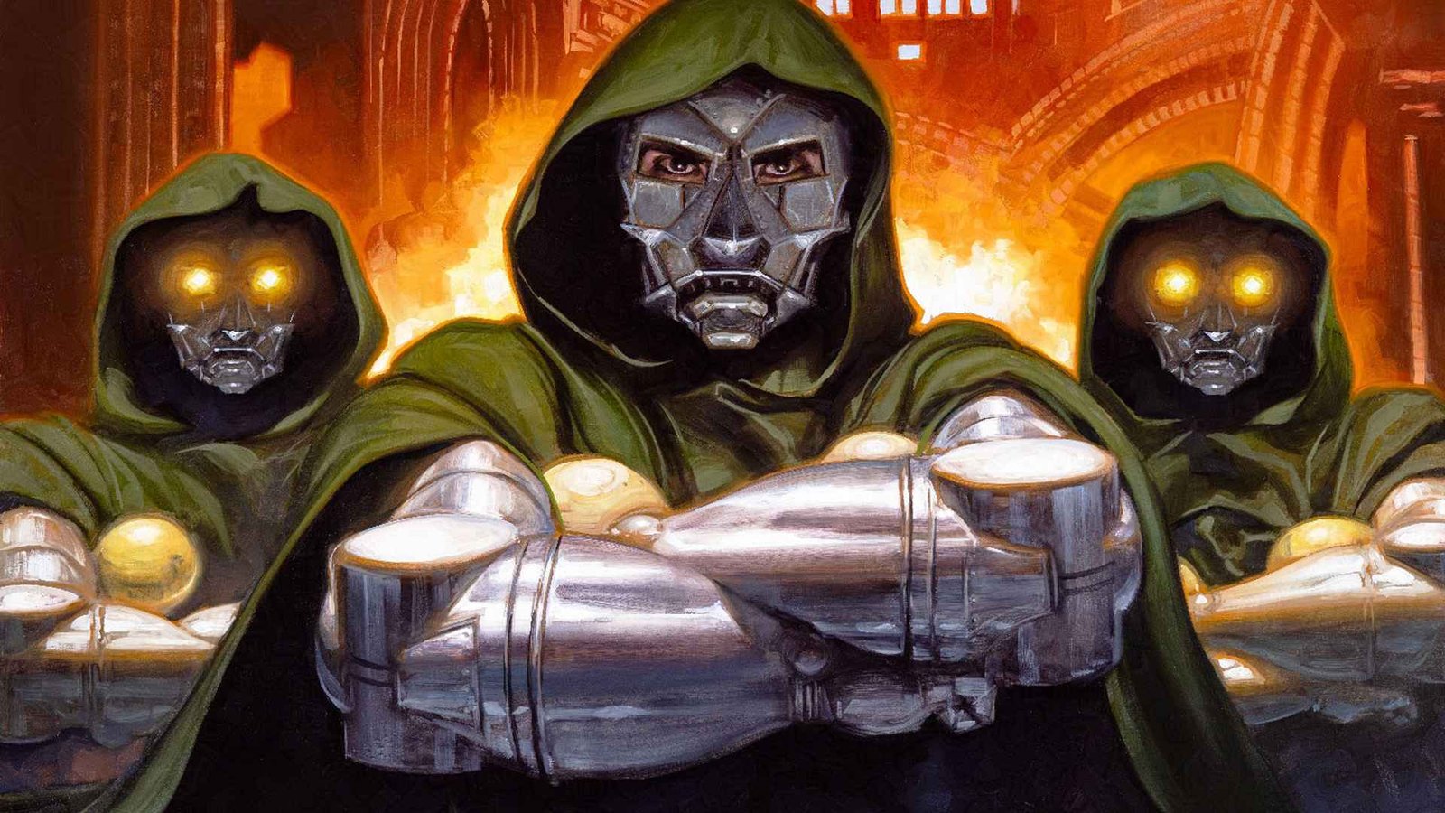 Doctor Doom — Doom Prevails Commander Deck | MTG Marvel Super Heroes Doctor Doom MTG Marvel Super Heroes - Doom Prevails Commander deck face card