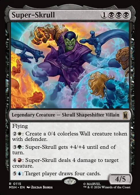 Super-Skrull MTG Marvel Super Heroes card