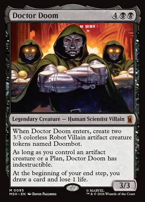Doctor Doom MTG Marvel Super Heroes card