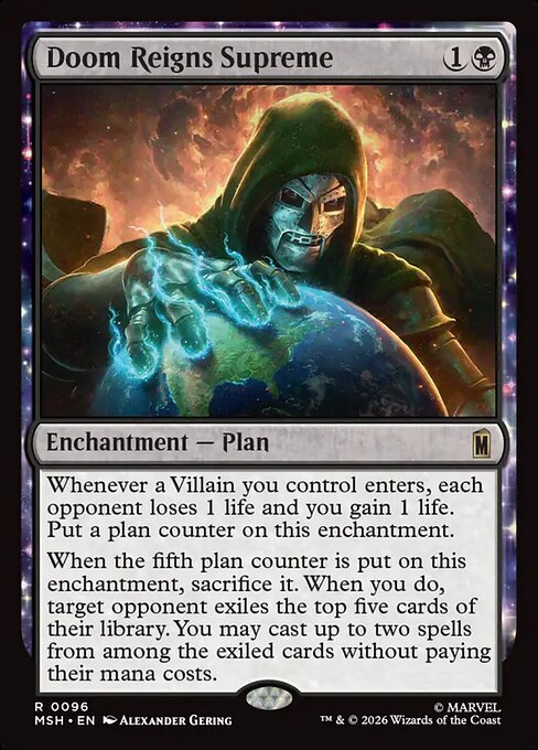 Doom Reigns Supreme — MTG Marvel Super Heroes card