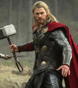 Chris Hemsworth as Thor official MCU promotional image