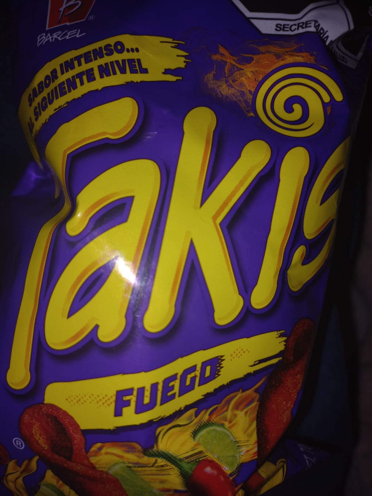 Takis Fuego bag