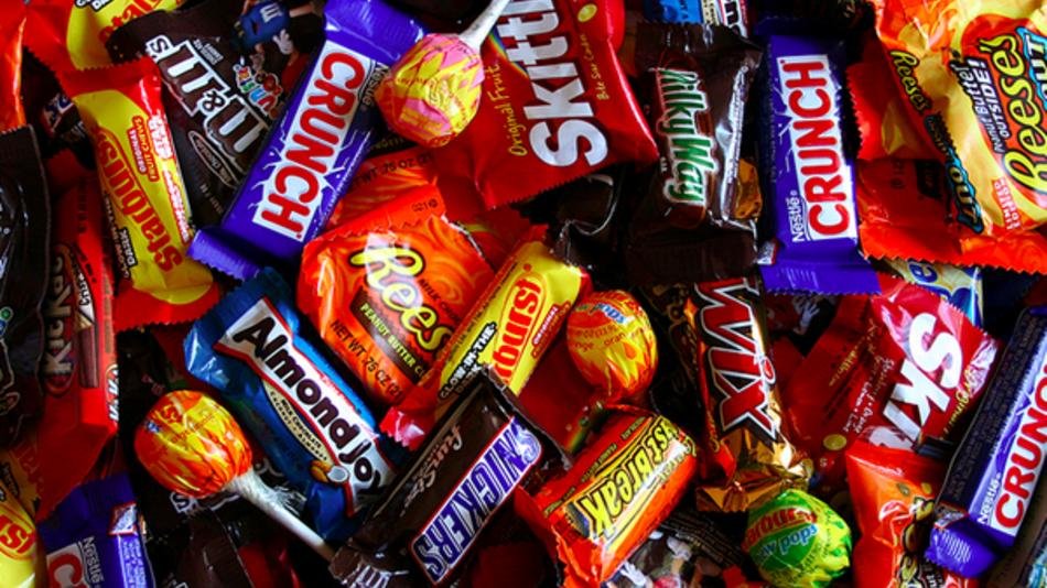 Fruity colorful candy assortment — official product photo