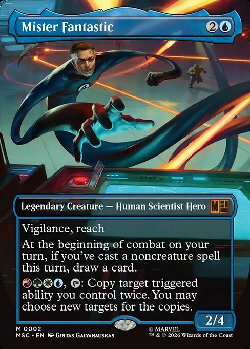 Mister Fantastic — MTG Marvel Super Heroes Commander card