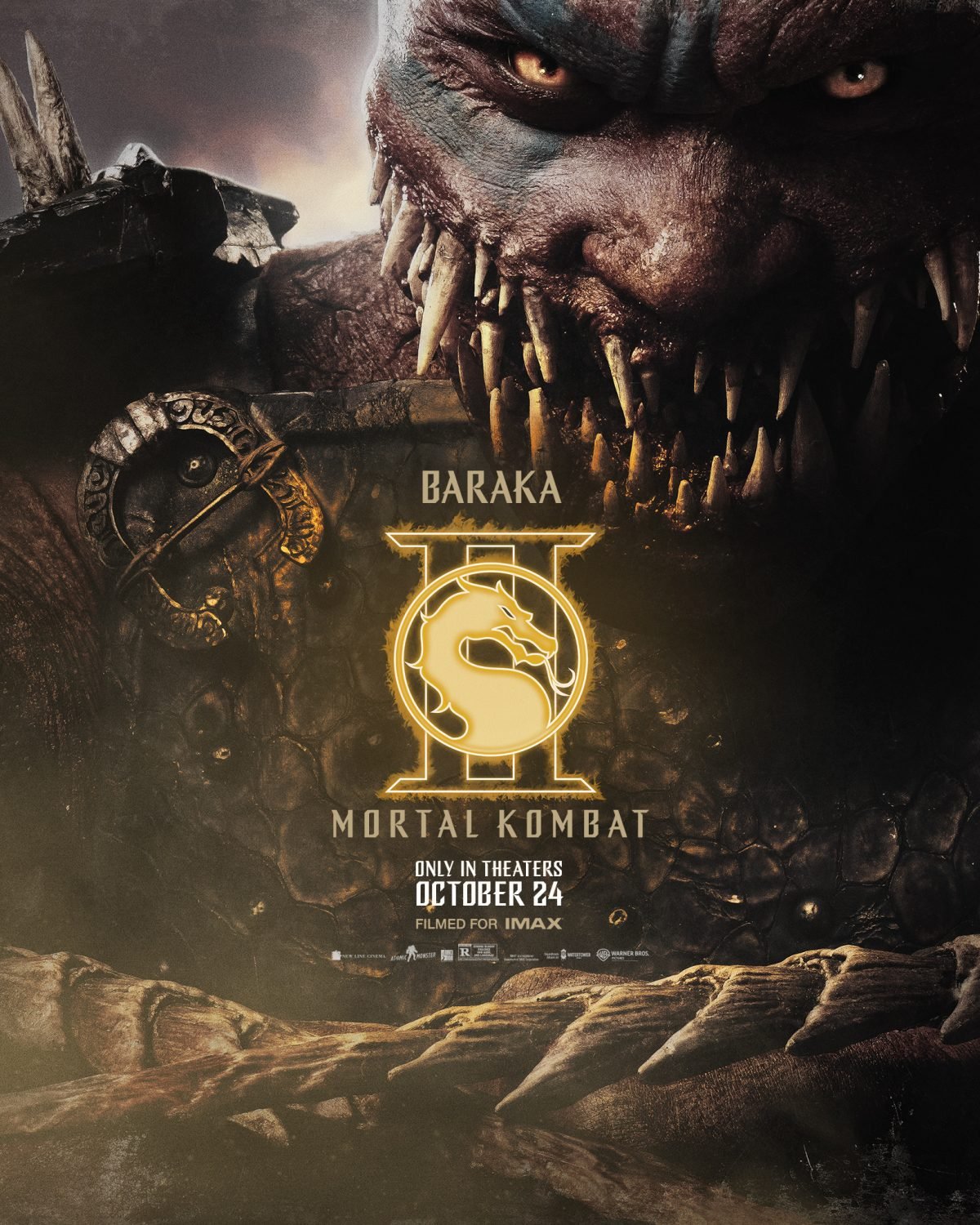 Baraka character poster Mortal Kombat II