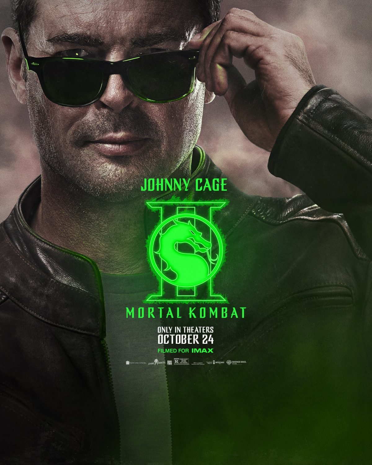 Johnny Cage character poster Mortal Kombat II