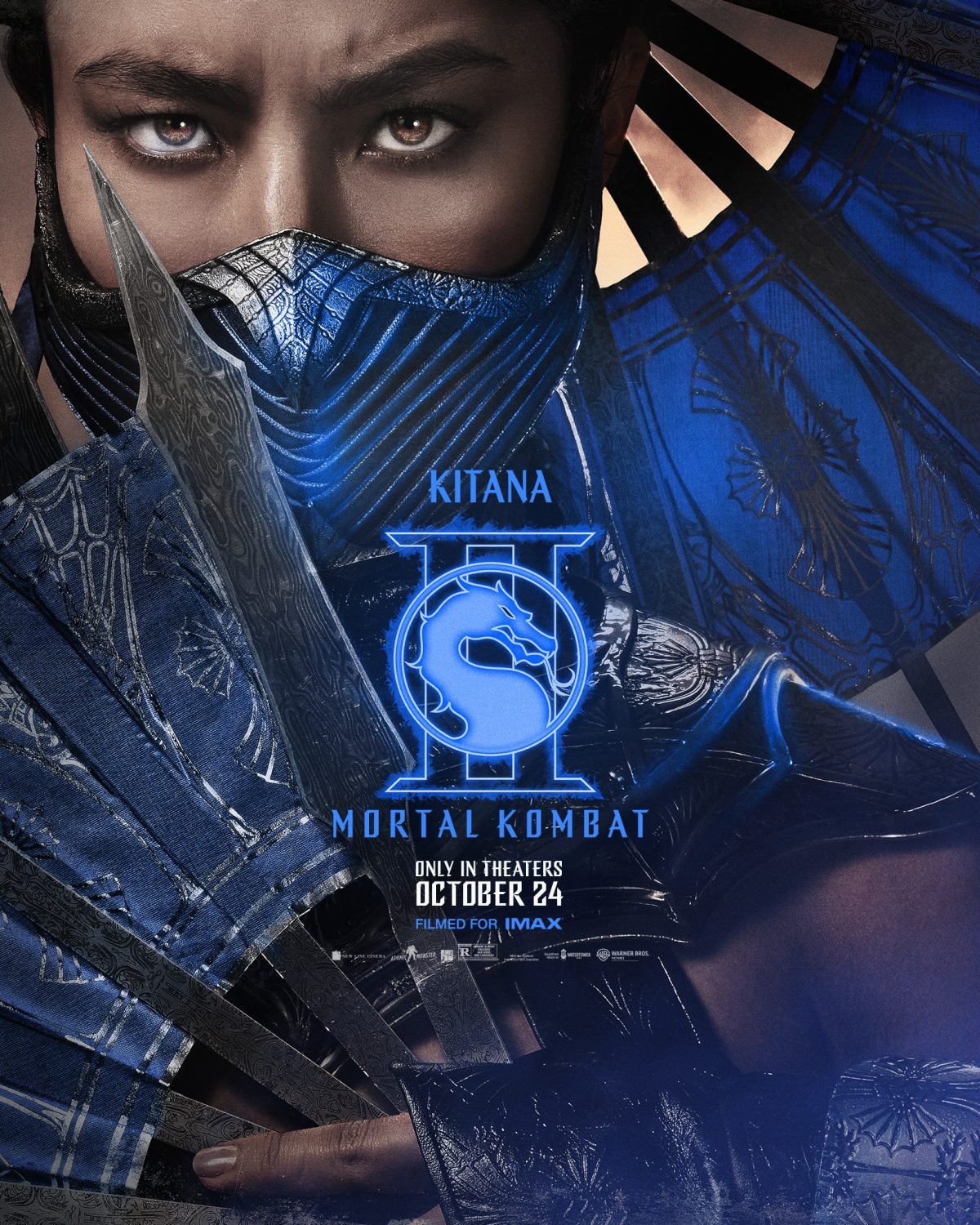 Kitana character poster Mortal Kombat II