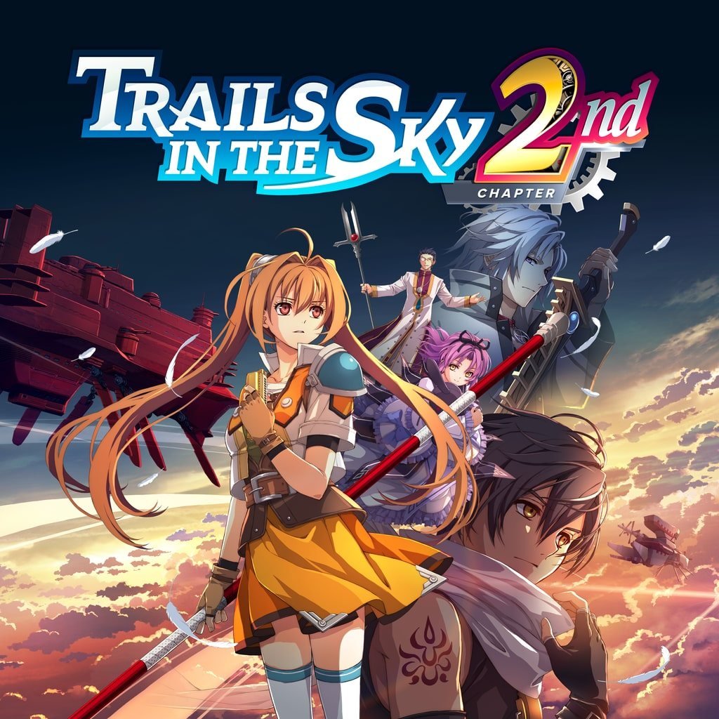 Trails in the Sky 2nd Chapter key art with Estelle, Joshua and the returning cast