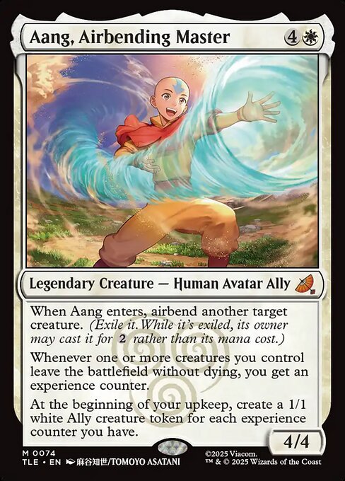 Aang, Airbending Master MTG card