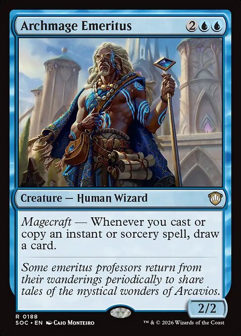 Archmage Emeritus MTG card