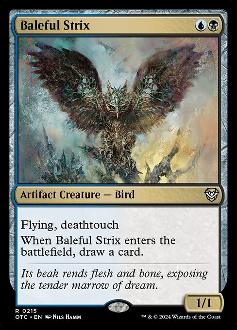 Baleful Strix MTG card