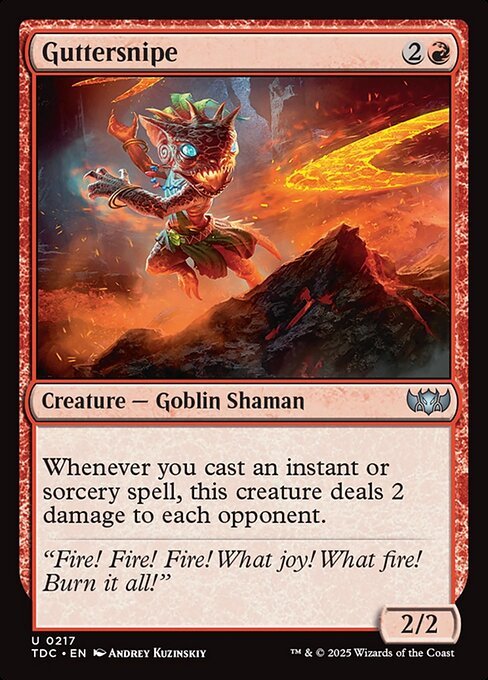 Guttersnipe MTG card
