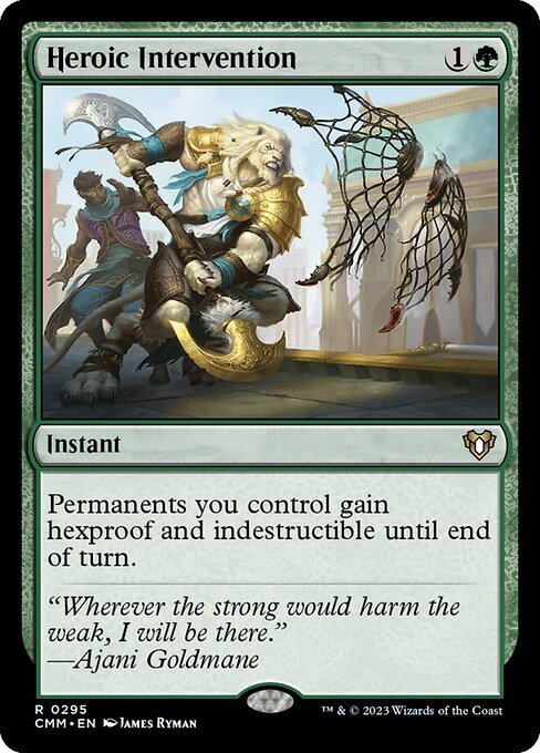 Heroic Intervention MTG card