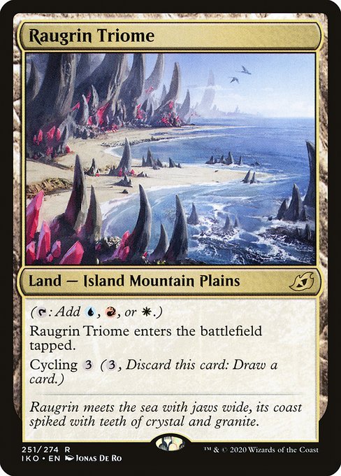 Raugrin Triome MTG card