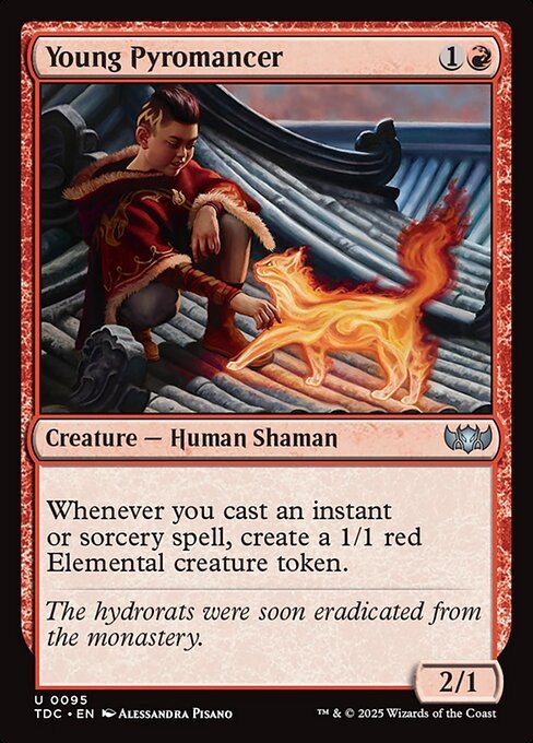 Young Pyromancer MTG card