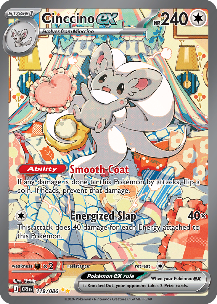 Cinccino ex #119/86 (SIR)