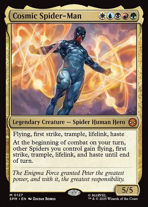 Cosmic Spider-Man MTG card
