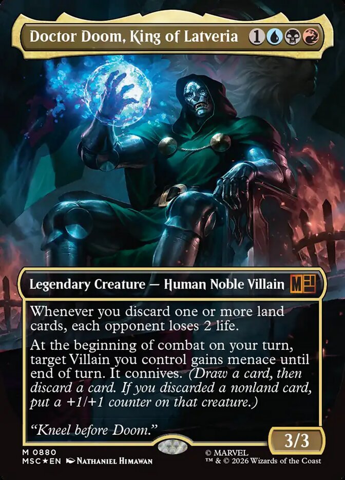 Doctor Doom, King of Latveria MTG card