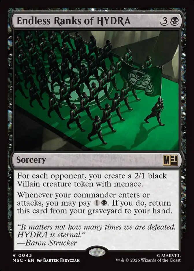 Endless Ranks of HYDRA MTG card
