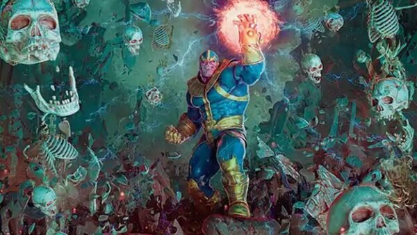 Thanos, the Mad Titan — MTG Marvel Super Heroes official card art