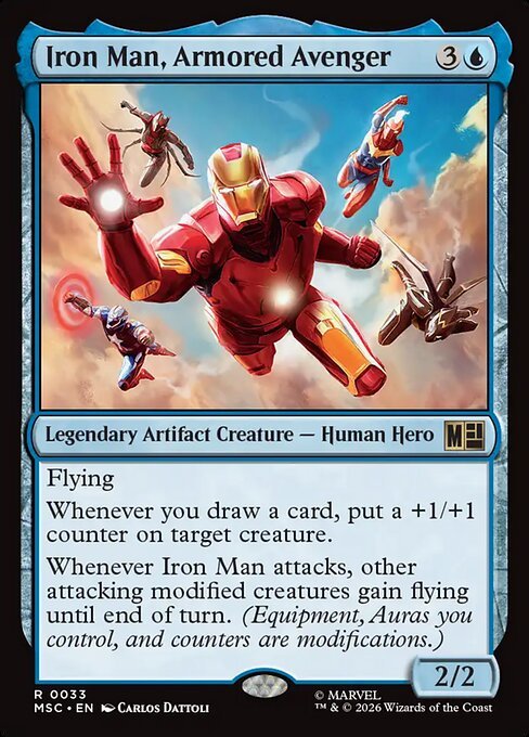 Iron Man Armored Avenger MTG card