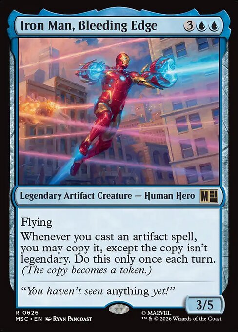 Iron Man, Bleeding Edge MTG card