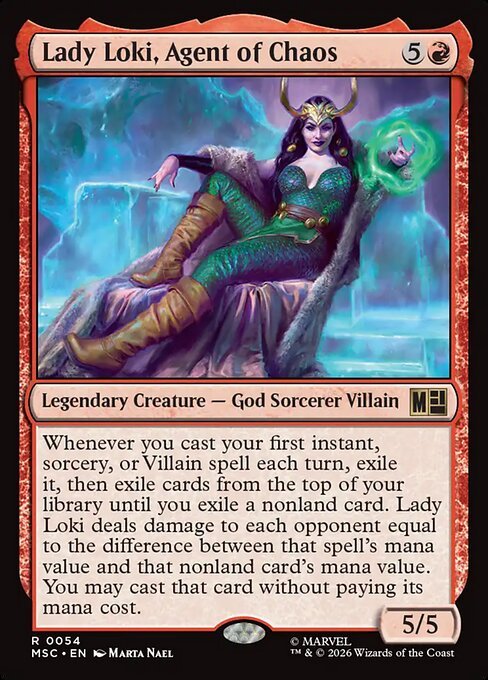 Lady Loki Agent of Chaos MTG card