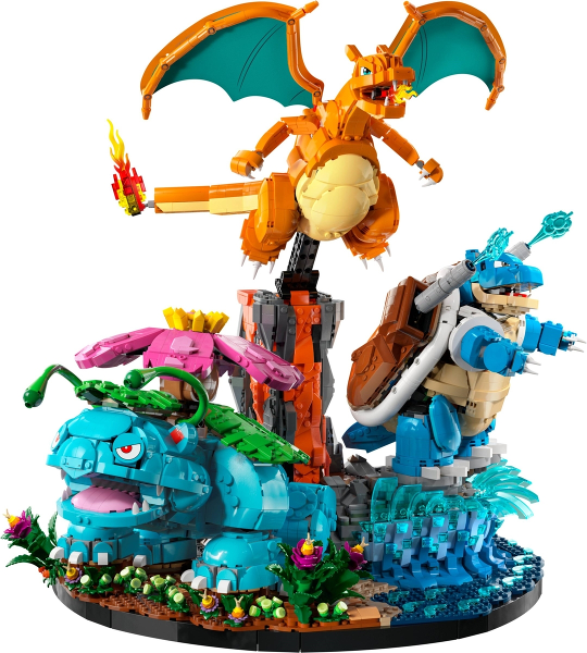 LEGO Pokemon Venusaur Charizard Blastoise 72153 official set