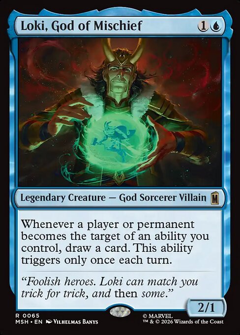 Loki God of Mischief MTG card