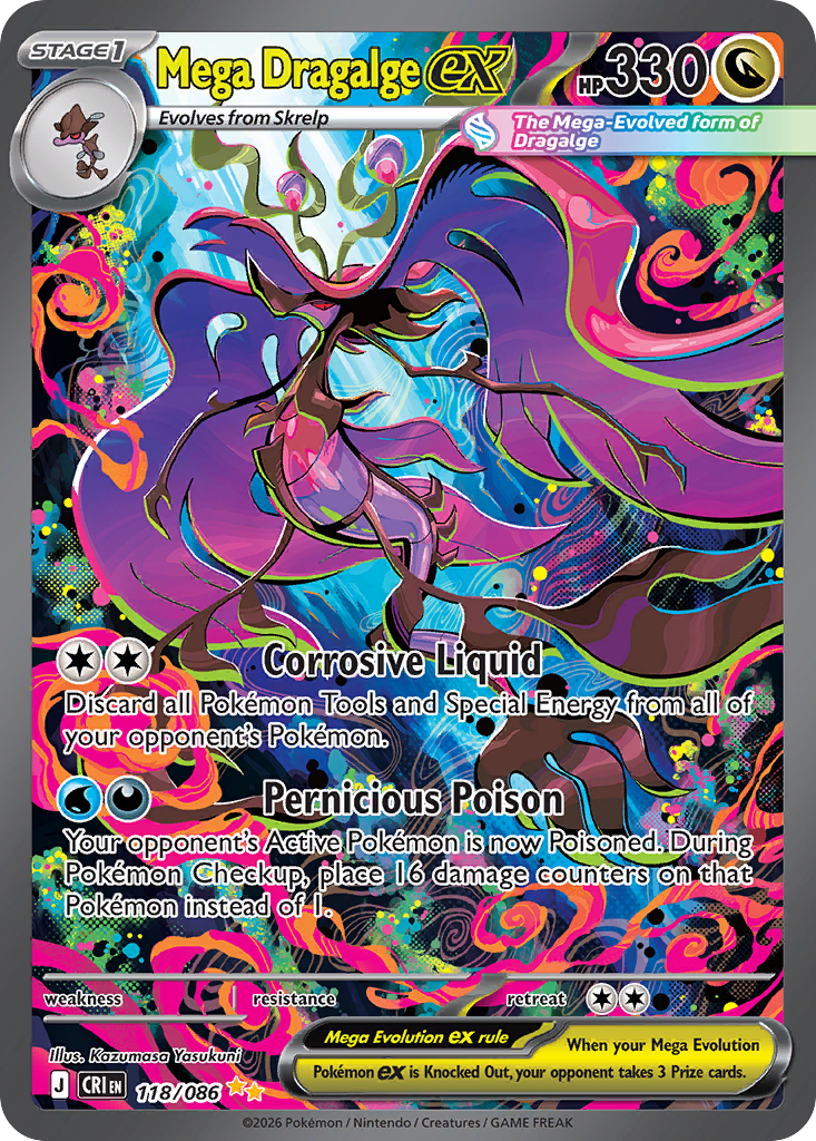 Mega Dragalge ex #118/86 (SIR)