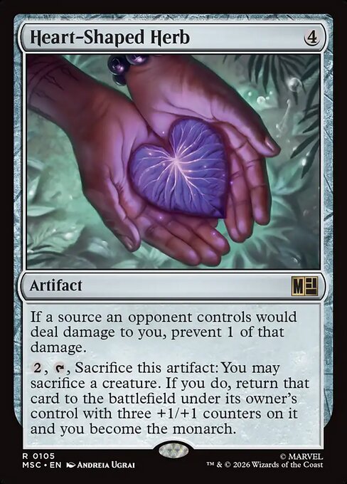 Heart-Shaped Herb MTG card
