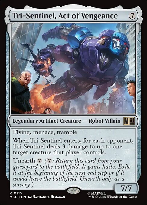 Tri-Sentinel, Act of Vengeance MTG card