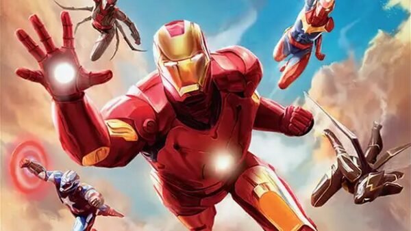 Iron Man Armored Avenger MTG Marvel Super Heroes card art