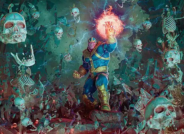 Thanos the Mad Titan MTG Marvel Super Heroes card art