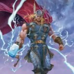 Thor God of Thunder MTG Marvel Super Heroes card art