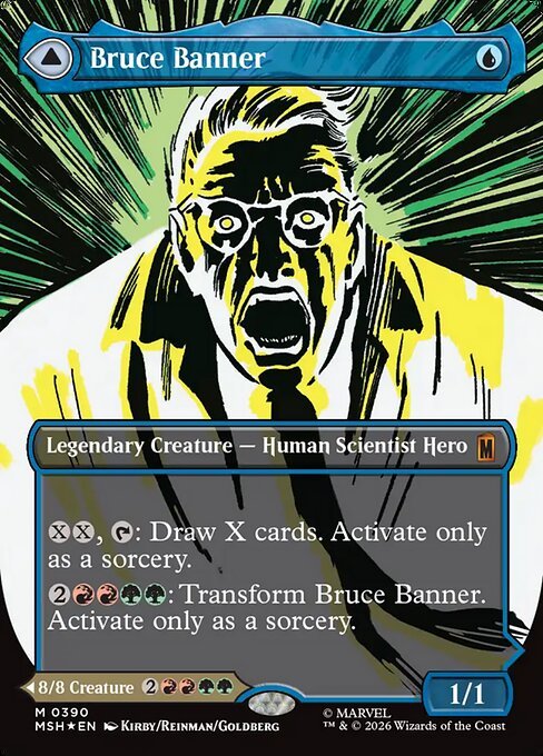 Bruce Banner Incredible Hulk showcase MTG Marvel