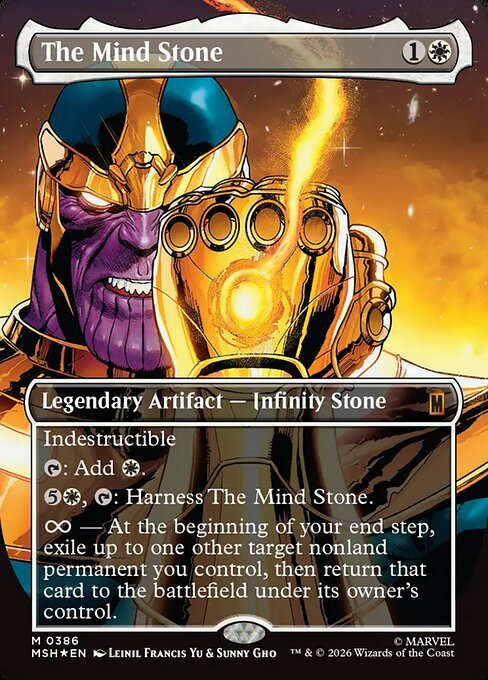 The Mind Stone inverted MTG Marvel