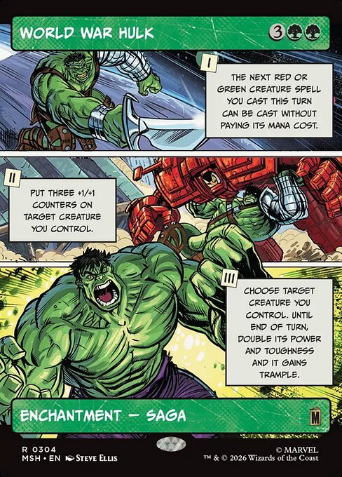 World War Hulk showcase MTG Marvel